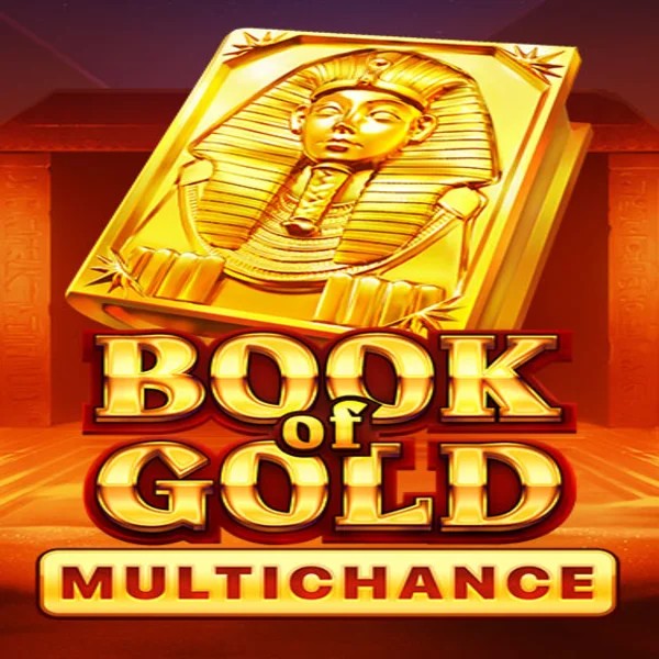Book of Gold Multichance logo – Slots by Playson at Carlospin Casino