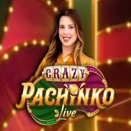 Official Live Casino logo: Crazy Pachinko by Evolution at Carlospin Casino