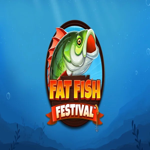 Official Slots logo: Fat Fish Festival by Wishbone Games at Carlospin Casino