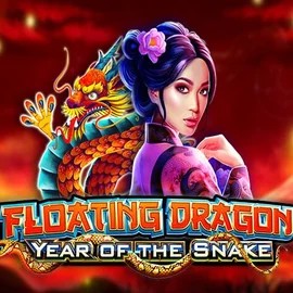 Floating Dragon Year of the Snake online game logo by Pragmatic Play on carlospinonline.com