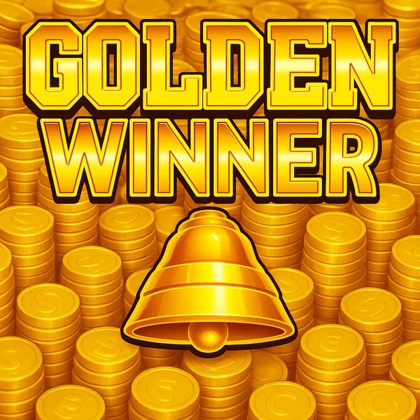 Golden Winner slot logo by Inspired Gaming at Carlospin Casino