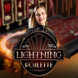 Lightning Roulette casino game by Evolution – featured logo at Carlospin Casino