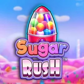 Sugar Rush logo by Pragmatic Play at Carlospin Casino