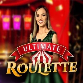 Ultimate Roulette online game logo by Ezugi on carlospinonline.com